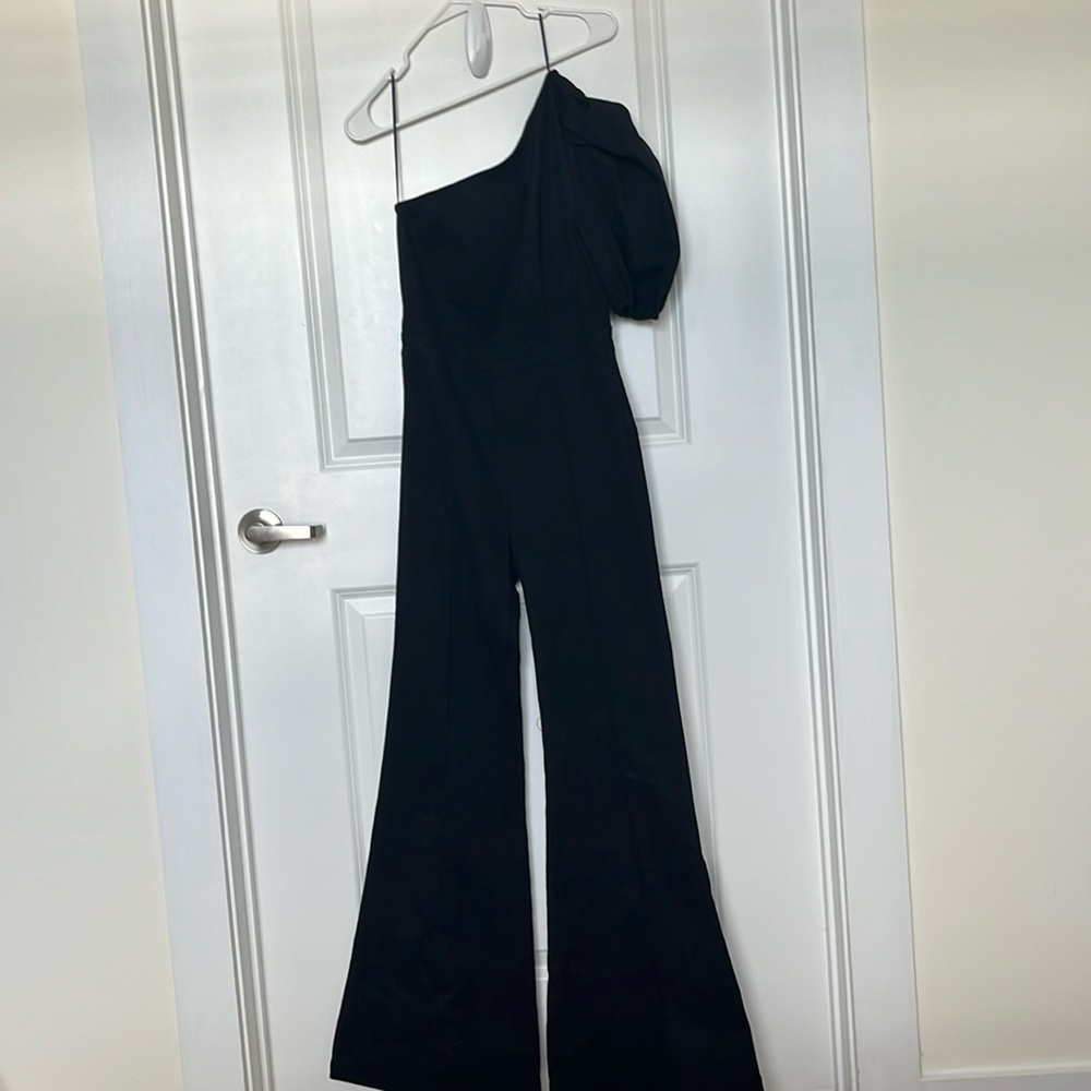 Black One Shoulder Jumpsuit